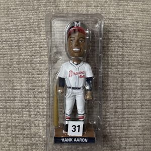 HANK AARON BOBBLEHEAD 2013 BRAVES 44 New In Box Mint