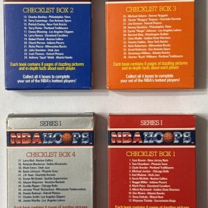 NBA Lot of 4 Hoops Series 1, 1990 CollectaBooks Boxes 1, 2, 3, & 4 New Sealed