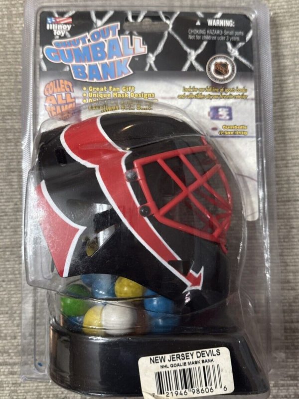 NJ Devils Shut Out Gumball Bank NHL Toy Collectors Item