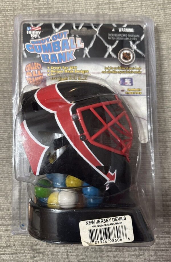 NJ Devils Shut Out Gumball Bank NHL Toy Collectors Item