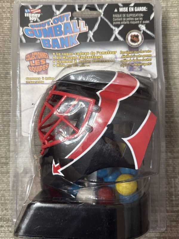 NJ Devils Shut Out Gumball Bank NHL Toy Collectors Item