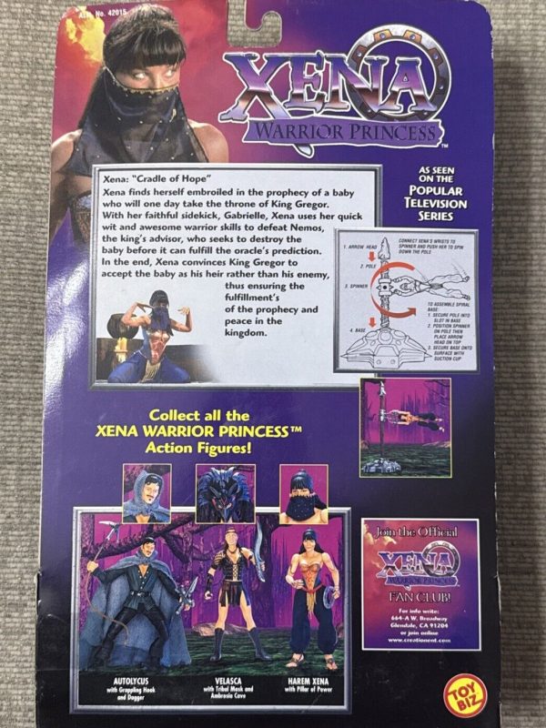Xena Warrior Princess Harem Xena 6" Action Figure Blister loose