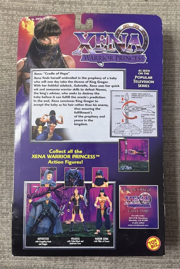 Xena Warrior Princess Harem Xena 6" Action Figure Blister loose