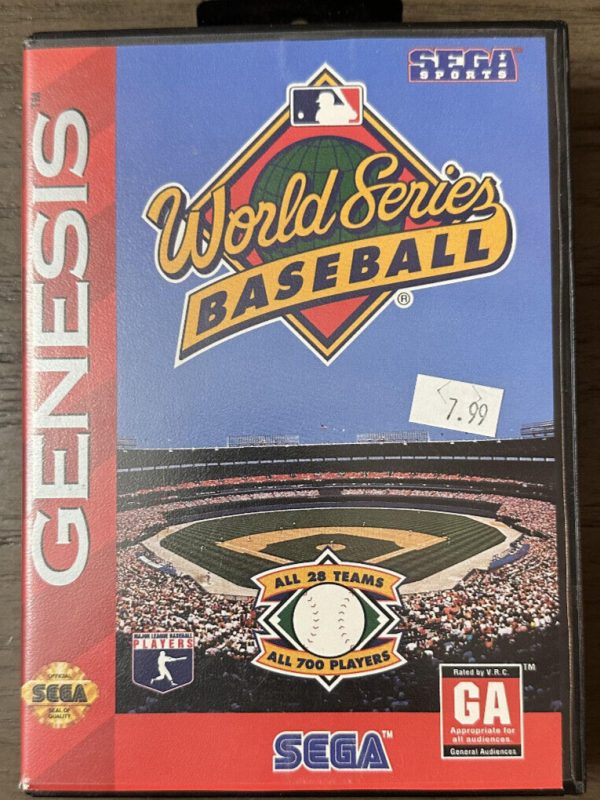 World Series Baseball (Sega Genesis, 1994) CIB