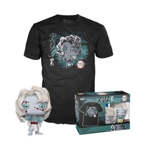 Funko Pop! Rui #1307 GITD - Demon Slayer Pop & Tee Bundle Size S Gamestop NEW