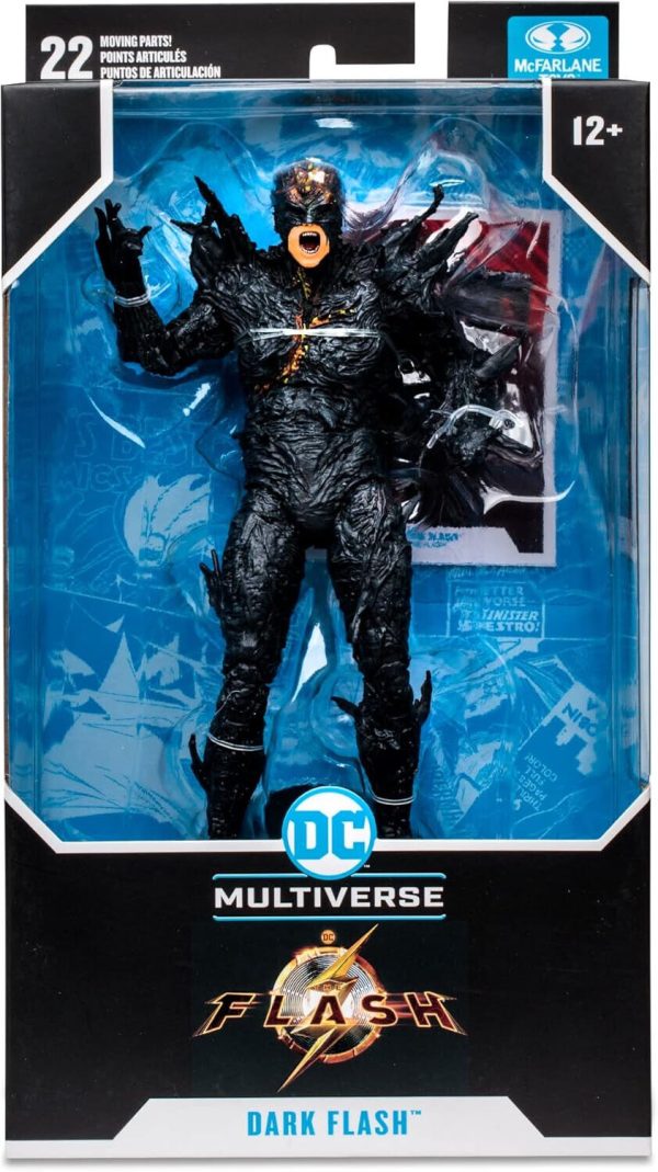 DC MULTIVERSE Mcfarlane 7" Dark Flash 22 Moving Parts New