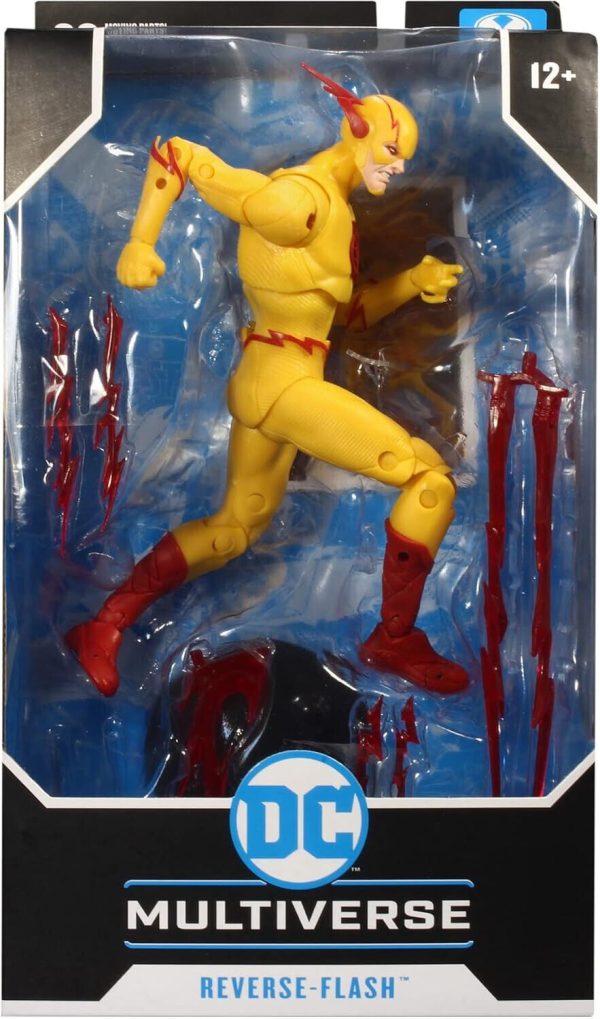 McFarlane Toys Multiverse Reverse Flash 7" Action Figure - Multicolor