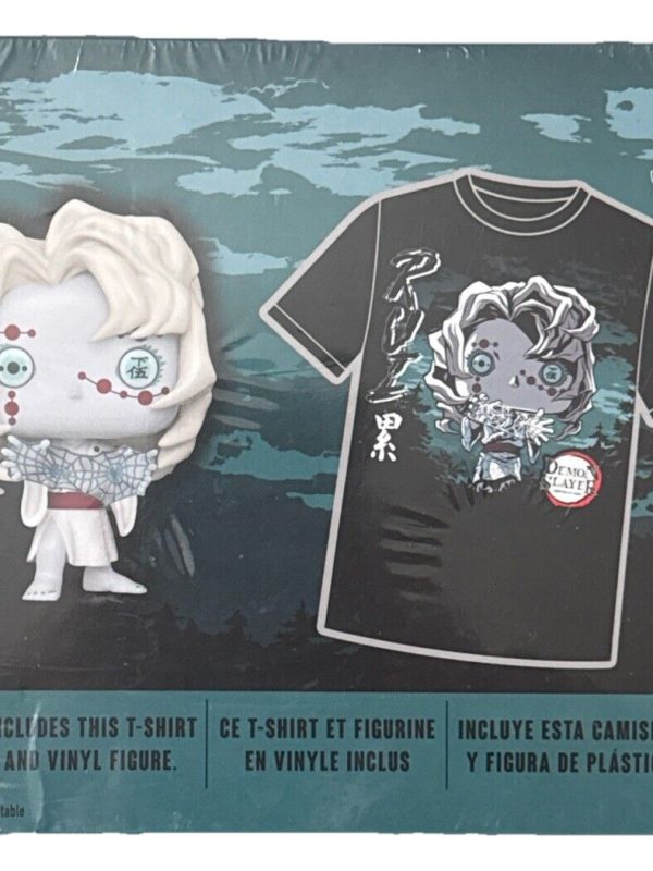 Funko Pop! Rui #1307 GITD - Demon Slayer Pop & Tee Bundle Size S Gamestop NEW