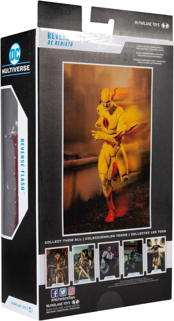 McFarlane Toys Multiverse Reverse Flash 7" Action Figure - Multicolor
