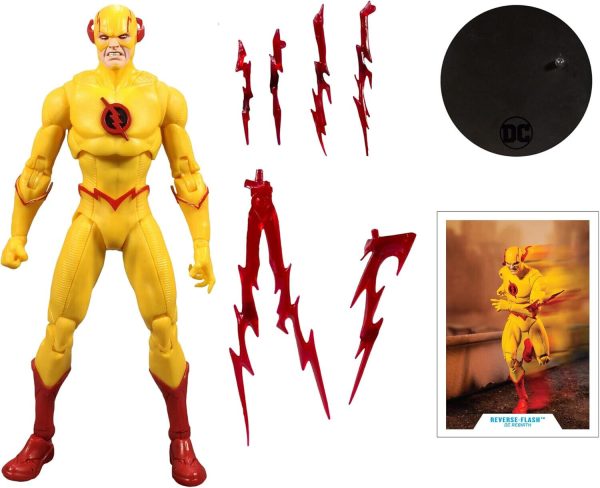 McFarlane Toys Multiverse Reverse Flash 7" Action Figure - Multicolor