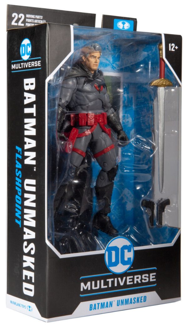 McFarlane Toys - DC Multiverse - Batman Unmasked- Flashpoint Thomas Wayne