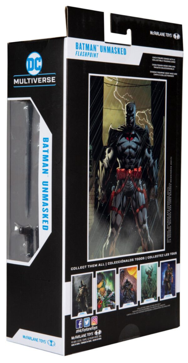 McFarlane Toys - DC Multiverse - Batman Unmasked- Flashpoint Thomas Wayne