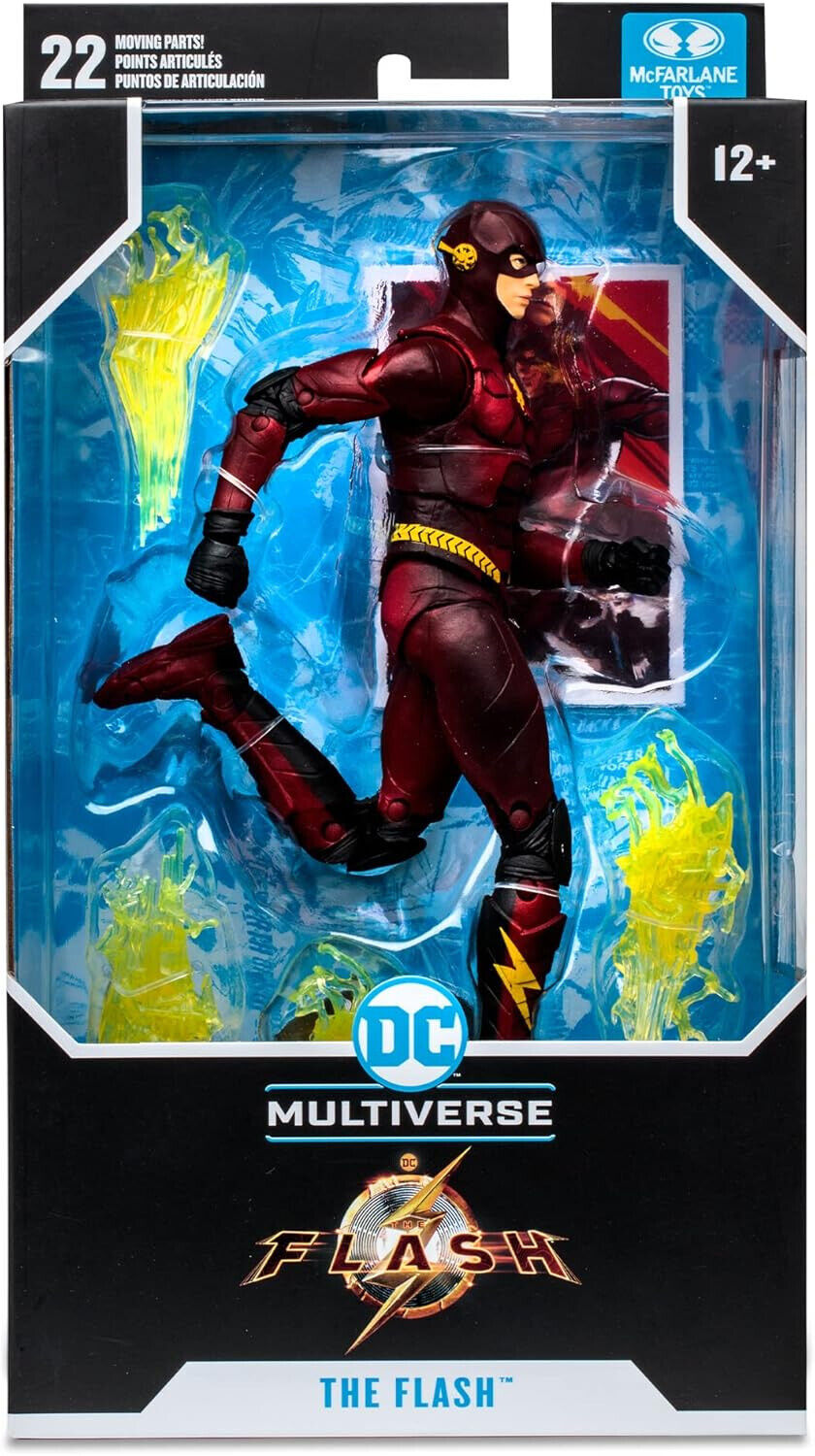 McFarlane DC Multiverse THE FLASH - BATMAN COSTUME FLASH MOVIE 7" Action Figure