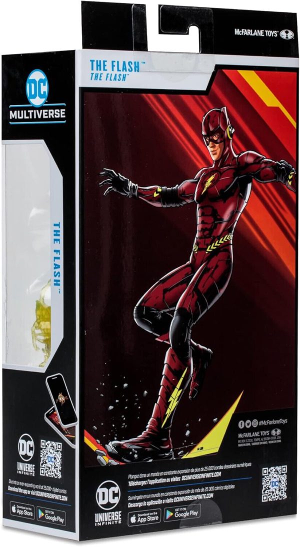 McFarlane DC Multiverse THE FLASH - BATMAN COSTUME FLASH MOVIE 7" Action Figure