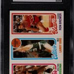 1980-81 Topps LARRY BIRD/Bridgeman/Brewer ROOKIE #49 SGC 5 EX