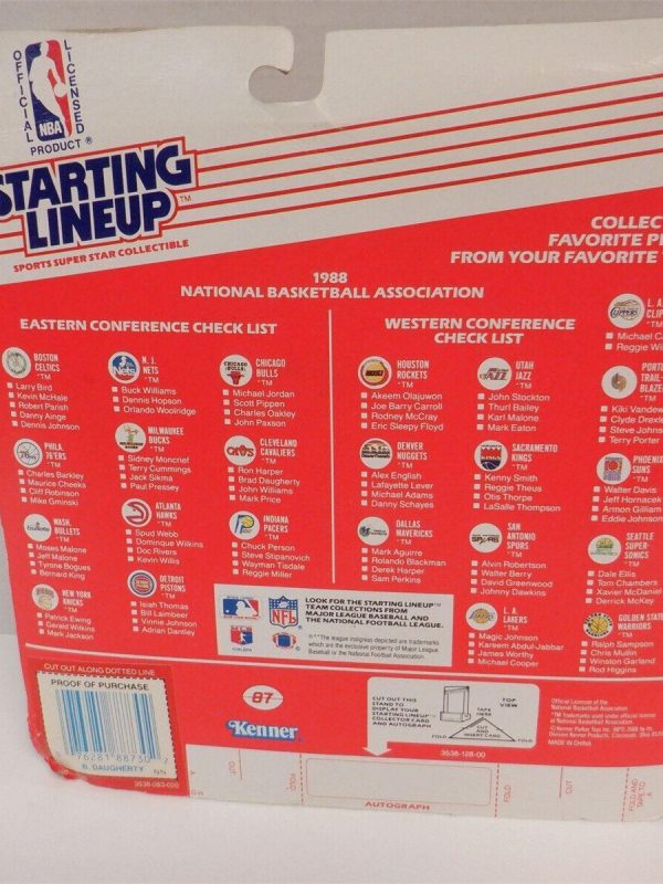 Kenner Starting Lineup - 1988 NBA Brad Daugherty - Cleveland Cavaliers