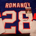 Alexander Romanov signed jersey autographed New York Islanders JSA COA