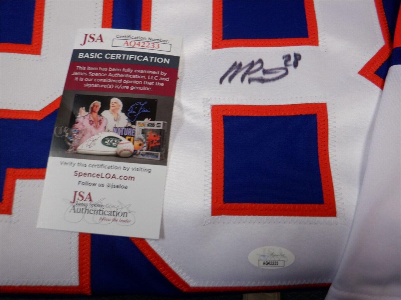 Alexander Romanov signed jersey autographed New York Islanders JSA COA