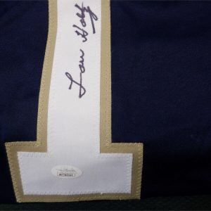 Lou Holtz "Coach Holtz" Signed Autographed #1 Notre Dame Jersey JSA COA