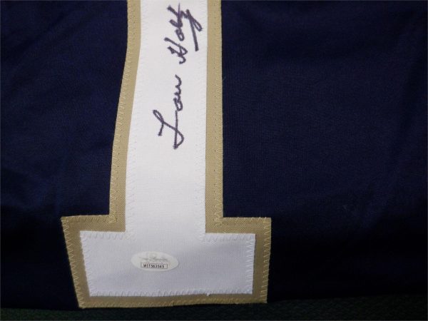 Lou Holtz "Coach Holtz" Signed Autographed #1 Notre Dame Jersey JSA COA