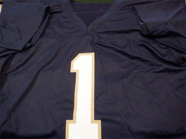 Lou Holtz "Coach Holtz" Signed Autographed #1 Notre Dame Jersey JSA COA