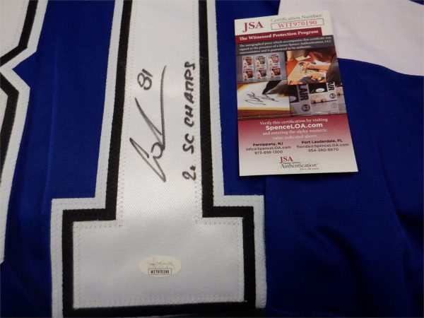 Erik Cernak Autographed Signed Inscribed Jersey NHL Tampa Bay Lightning JSA COA