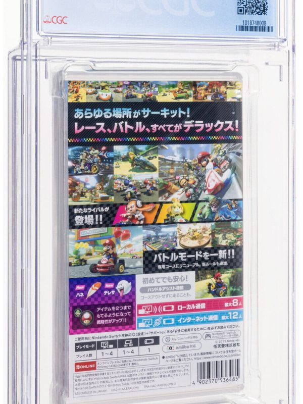 Mario Kart 8 Deluxe - CGC 9.9 A++ Sealed, Switch Nintendo 2017 JAPANESE RARE