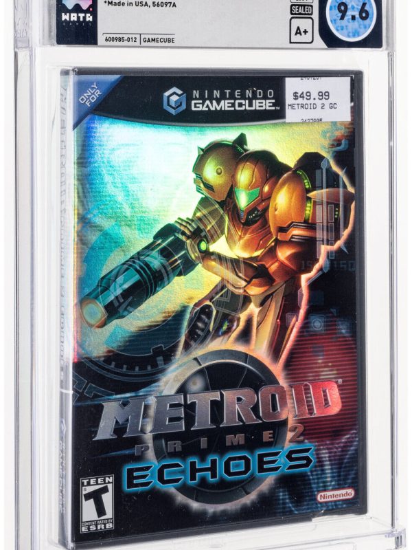 Metroid Prime 2: Echoes - Nintendo GameCube, 2004 Factory Sealed NIB WATA 9.6 A+