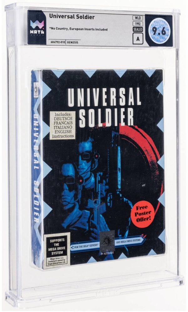 Universal Soldier - Wata 9.6 A Sealed [European Inserts Included] Genesis 1992