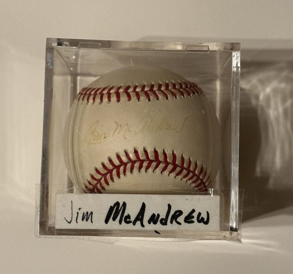 Jim McAndrew Autograph Signed Baseball