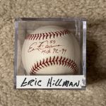 ERIC HILLMAN SIGNED AUTOGRAPHED ONL BASEBALL! Mets 92-94