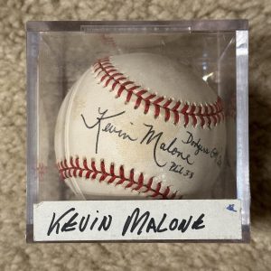 Kevin Malone LA Dodgers General Manager Signed Official Baseball MLB