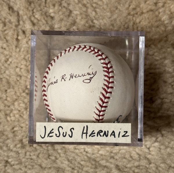 Jesus Hernaiz Signed Baseball MLB