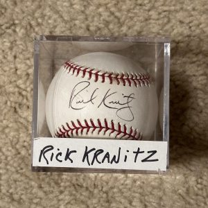 Rick Kranitz Signed MLB Baseball