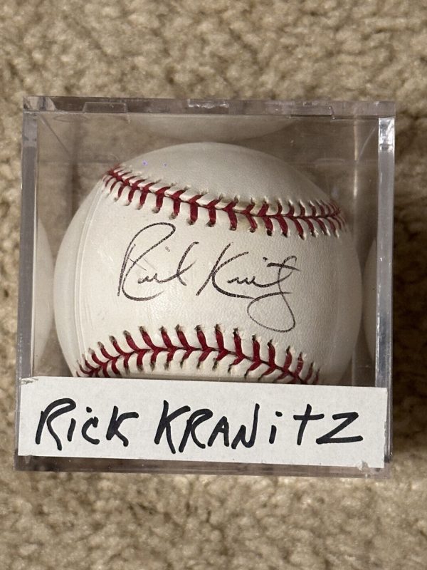 Rick Kranitz Signed MLB Baseball