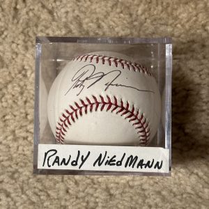 RANDY NIEMANN SIGNED AUTOGRAPHED BASEBALL