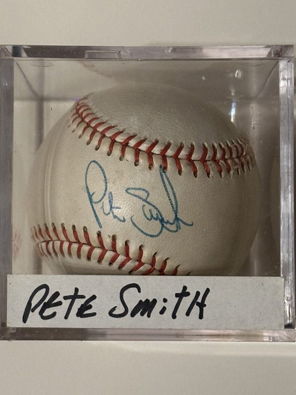 Pete Smith Autographed Signed Official MLB Baseball Boston Red Sox