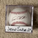 JASON SCHMIDT SIGNED AUTOGRAPHED OML BASEBALL! Giants, Pirates, Dodgers TRISTAR