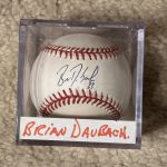 Brian Daubach Red Sox Signed Autographed Rawlings MLB Baseball