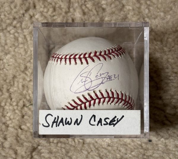 Sean Casey Signed Baseball OMLB MLB