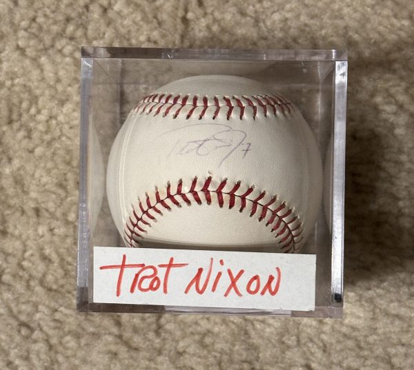 Trot Nixon Signed Official Baseball Red Sox Romlb Autographed Auto Ball Mlb