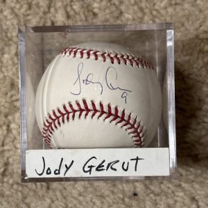 Jody Gerut Signed Baseball MLB