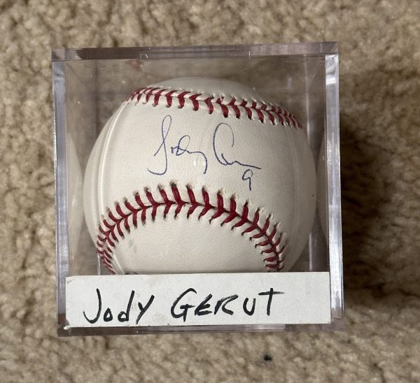 Jody Gerut Signed Baseball MLB