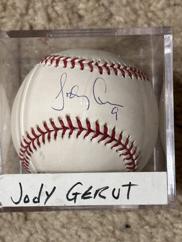 Jody Gerut Signed Baseball MLB
