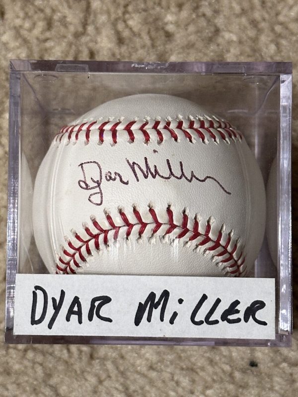 Dyar Miller Autographed Signed AL Baseball Mets