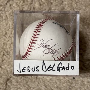 Jesus Delgado Signed Baseball