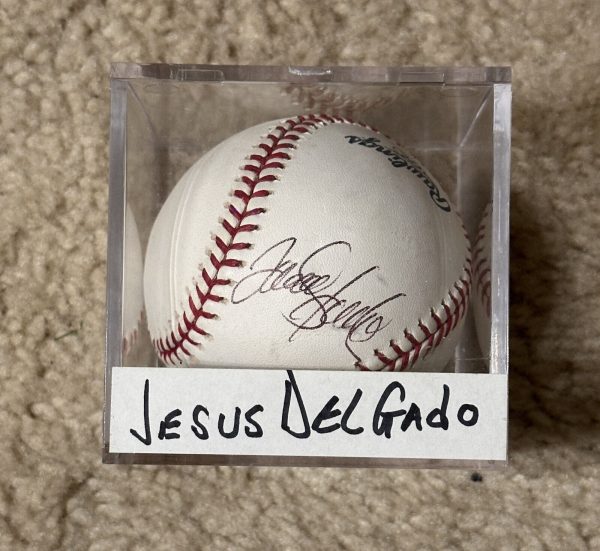 Jesus Delgado Signed Baseball