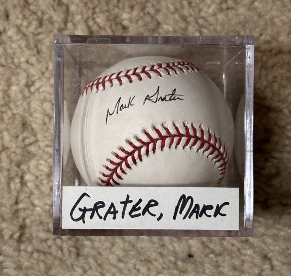 Grater Mark Signed Baseball MLB