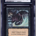 Magic: The Gathering Dark Ritual Limited Edition (Alpha) CGC 8