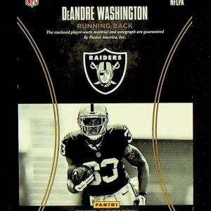 2016 Black Gold DeAndre Washington Sizeable Signatures Rookie Auto Patch #/225